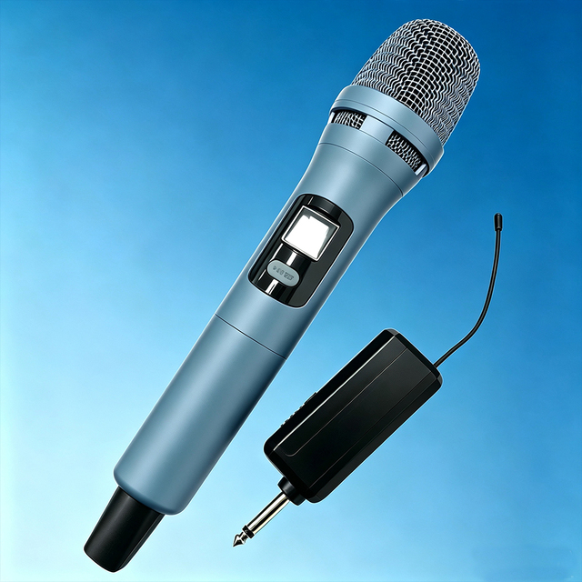 Professional 2.4G Handheld Wireless Dynamic Microphone Plug&Play for Karaoke Stage Performance Teaching Conference Speech