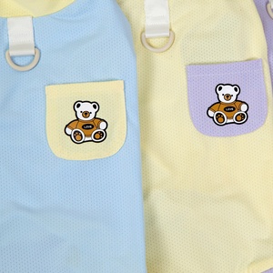 Ropa para perros Primavera Verano Ropa fina para mascotas Gato <span class=keywords><strong>Bichon</strong></span> Transpirable Perros pequeños Fabricante 25 Bolsillo Oso Camiseta - Product Image 2