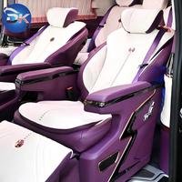 Kit d'intérieur de luxe en cuir et aluminium Dingkong Vito 447 pour Mercedes Classe V Vito 2016 à 2025 - Intérieur de voiture primé