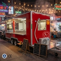 Remorque alimentaire mobile personnalisée de haute qualité 220V, chariot de restauration rapide pour la vente en rue, utilisation commerciale, chariot à hot-dogs, bonbons et snacks en tôle galvanisée