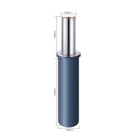 Bollards de sécurité en acier inoxydable 304, système de levage coulissant entièrement automatique, durable et écologique pour usage résidentiel