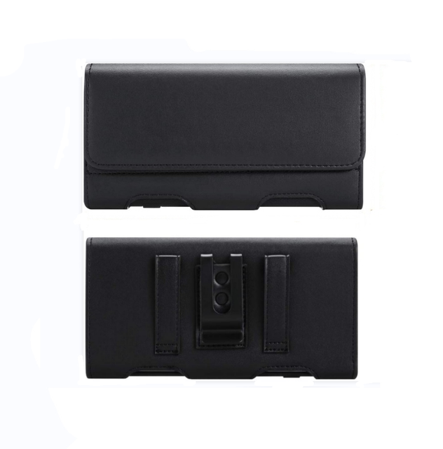 Sideways Leather Holster Carry Pouch Case for Samsung Galaxy NOTE8 / Note 8
