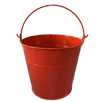 Vente en gros de mini seaux en fer galvanisé pour la décoration de jardin et de maison, petits seaux en métal avec poignée pour bougies, cadeaux, plantation de fleurs