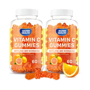 OEM/ODM Gummies vitaminiques variés, saveur personnalisée, vitamines à croquer, vitamine <span class=keywords><strong>C</strong></span>, apport énergétique, 60 unités, adultes, enfants, couleurs personnalisées - Product Image 1