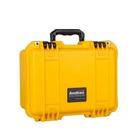 Valise de signalisation anti-interférence robuste en plastique étanche avec mousse intérieure pour transport aérien