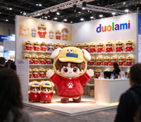 Peluche personnalisée de personnage de dessin animé, adorable poupée en peluche pour souvenir, OEM ODM, peluche personnalisée