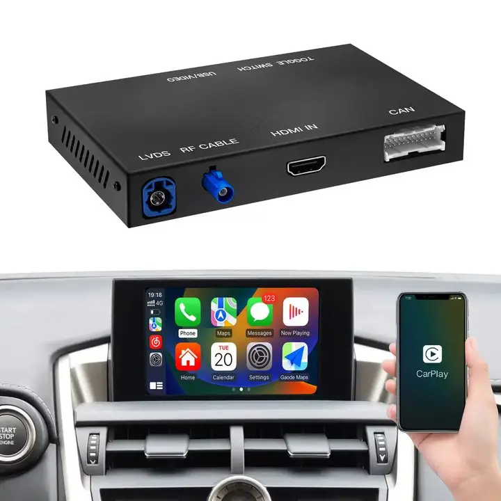 Беспроводной видеоинтерфейс Apple Carplay для Lexus Es Rx 2014-2020 Wi-Fi Airplay Android авто радио