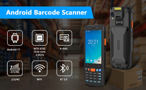 Computadora de mano Android, lector NFC, teclado resistente, escáner de código de barras 2D PDA para almacén logístico Stock - Product Image 6