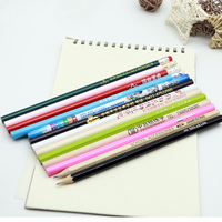 Crayon Cadeau Personnalisé en Bois pour la Rentrée Scolaire, Vente en Gros, Prix Abordable, Mine HB 2B 2H de 7 Pouces, Forme Hexagonale, Ronde ou Triangle, avec Gomme