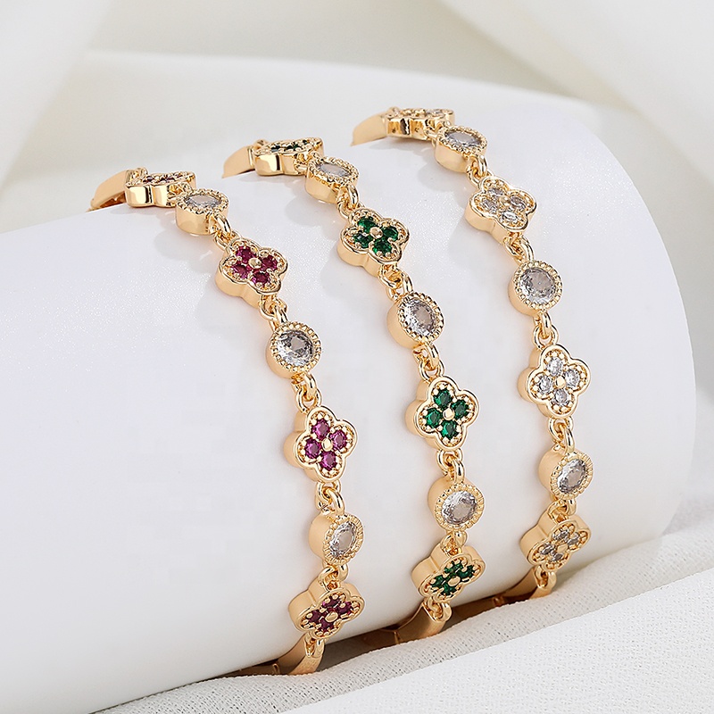 Pulseiras e pulseiras banhadas a ouro 18K para mulheres, pulseiras e pulseiras com punho vulcânico, novidade em ouro Dubai, novidade de 2024