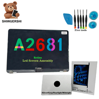 Layar LCD IPS Retina Laptop Baru A+ 13 Inci, Perakitan Lengkap Pengganti untuk Macbook Air A2337 A2338 A2681 A3113 Panel Layar