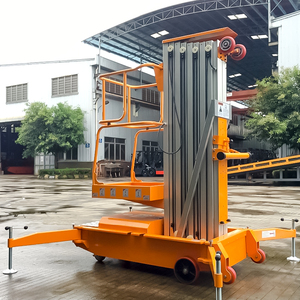 Plataforma Elevadora de Aluminio de un Solo Mástil de 150 kg, Elevador Personal, Elevador <span class=keywords><strong>Vertical</strong></span> de Mástil Móvil - Product Image 5