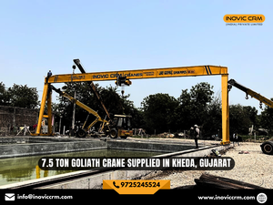 Grúa Goliath de Doble Viga con Polipasto Eléctrico |   Grúa Pórtico para Fábrica y Patio de Trabajo de 1 a 20 Toneladas - Product Image 5