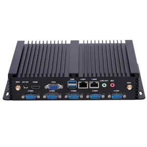 ELSKY Cheap X86 Fanless Industrial Computer With In-tel Celeron J6412 DDR4 RAM M.2 2280 6COM 2LAN 6USB With High Stable Quality