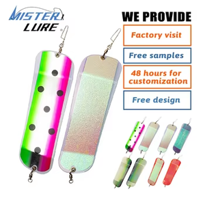 MISTER LUREABS plástico 28cm cebo UV doble cara pegatina reflectante luminoso tablero de buceo mar curricán señuelo de <span class=keywords><strong>pesca</strong></span> - Product Image 1