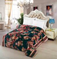 Prix usine nouveau Design en gros 2 plis Offre Spéciale vison flanelle polaire couvertures personnalisé King Size Raschel couverture pour l'hiver