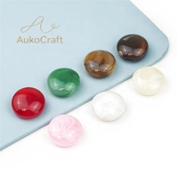 Kancing Resin Baju Fenxinju Multiwarna, Kancing Plastik Bentuk Sanggul Bulat untuk Setelan, Jaket, Sweater, Fashion Wanita