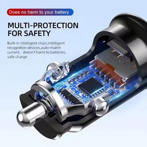 Mini Cigarette <b>Socket</b> Aluminum Alloy PD20W Single Port Super Fast Type C Car Charger for Mobile Phones - Product Image 3