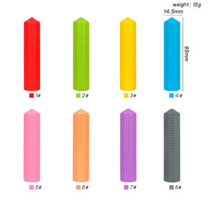 Hot Woxing Baby Sensory Chew Toys Autism Chewing <b>Pencil</b> <b>Topper</b> Silicone Non-toxic LFGB Certified Customized Color Teether - Product Image 6