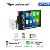 Mekede Mexique Entrepôt ND2 siete colores luz MP5 7 pulgadas 800*480 wince sistema coche reproducteur multimédia para universel