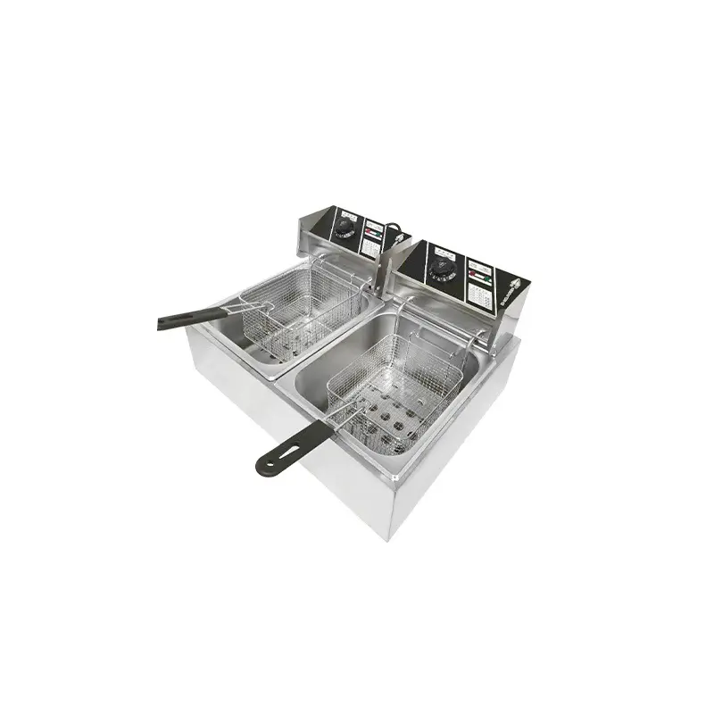 थोक रसोई उपकरण केएफसी मशीन डीप फ्रायर चिकन मशीन चिप्स फ्रायर फास्ट फूड स्नैक उपकरण