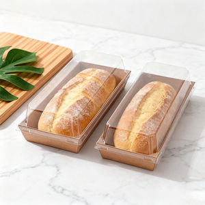 Boîte d'emballage alimentaire pour gâteaux, tartes aux œufs, sandwichs, desserts, en PET écologique, thermoformage sous vide, <span class=keywords><strong>forme</strong></span> unique, transparente, Guangdong - Product Image 3