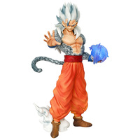 Nouvelle figurine Goku en PVC noir et blanc de 27,5 cm, modèle d'ornement, statue de personnage de dessin animé des Dragon Balls, jouet artisanal, cadeau