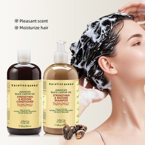 Acondicionador Capilar Sin Sulfatos de Marca Privada para Salón, Orgánico, Natural, Hidratante, con Queratina y Aceite de Ricino Negro para un Cabello Suave - Product Image 1