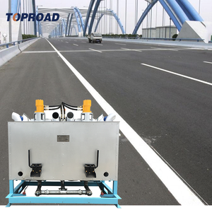 Maximale Sichtbarkeit und Sicherheit Doppelzylinder-Vorwärmer Thermoplast ische Lackvorwärmer-Straßen markierung maschine für die Straßen markierung - Product Image 2