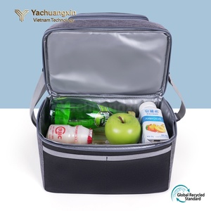Insulated PVC <b>Cooler</b> <b>Box</b> Portable Outdoor Camping <b>Cooler</b> with Reusable <b>Ice</b> Packs Wine 2-Day <b>Ice</b> Retention Modern Rectangle Shape - Product Image 2