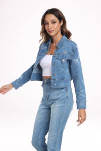 Casual Button up Denim Outdoor <b>Jackets</b> Girl's <b>Short</b> <b>Jacket</b> Women's Daily Wear <b>Jackets</b> - Product Image 6
