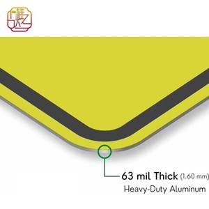 Señales de Tráfico en Forma de Diamante de 18 x 18 Pulgadas Señales de Tráfico Personalizables Impresas con Nombres. - Product Image 3