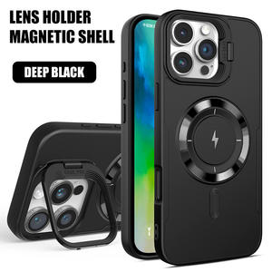Funda para iPhone 17 Pro, con soporte oculto para la lente, magnética, de cobertura total y a prueba de golpes - Product Image 2