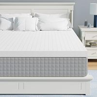 Surmatelas en mousse à mémoire de forme King Queen Size coussin en latex ventilé haute densité Design traditionnel anti-pression hôtels pliable