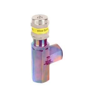 Vanne de décharge proportionnelle manuelle à angle droit 1/4 NPT, vanne hydraulique de sécurité à pression fixe - Product Image 1