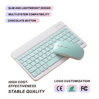 Combo de Teclado y Ratón Inalámbrico Ultra Delgado de 78 Teclas, Multisistema, Universal, para Oficina