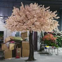 Großer Künstlicher Ficus-Baum für Innen und Außen, Simulierter Immergrüner Baum, Großer Künstlicher Banyanbaum
