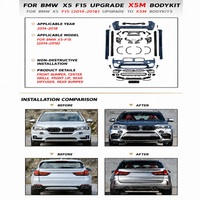 Prix d'usine - Kit de carrosserie pour BMW X5 2014-2018 - Mise à niveau X5M Sport Style - Pare-chocs avant et arrière - Kit de conversion