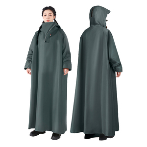 Giacca Lunga Impermeabile con Cappuccio, <span class=keywords><strong>Poncho</strong></span> Antipioggia Ecologico e Sicuro per <span class=keywords><strong>Uomo</strong></span> e Donna, Ideale per Motociclisti - Product Image 6