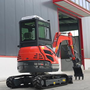 Бесплатная доставка домой 1 тонный 2 тонный мини-экскаватор KUBOTA двигатель с насадкой небольшой экскаватор для сада - Product Image 5