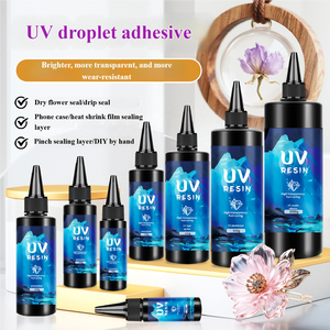 Résine UV haute transparence 100g pour bijoux, colle UV cristalline à faible odeur, résine époxy à durcissement rapide pour la création de bijoux DIY - Product Image 4