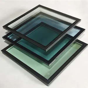 Building curtain wall heat insulated glass double layer glazed glass window nano heat vacuum landvac insulation glass