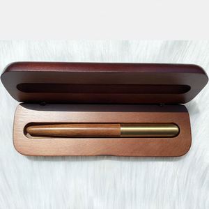 Fournitures de bureau en gros, stylo-plume en bois avec logo personnalisé pour la promotion d'entreprise, ensemble avec boîte - Product Image 5