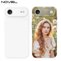 Étuis de téléphone portable pour Iphone 17 16 15 14 13 12 11 Pro Max, conception vierge, 3D, TPU souple, entièrement enveloppé par film enduit, sublimation