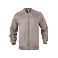 Veste décontractée zippée pour homme, style universitaire en toile, coupe ajustée, col montant, tendance automne, best-seller transfrontalier Europe-Amérique