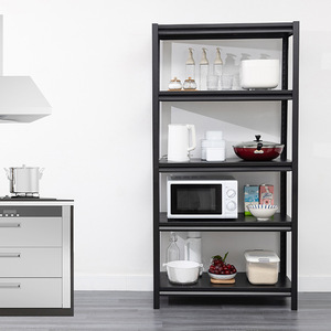 Multi Layer Kitchen Storage Rack 4 Tier Standing Type Multifunctional Microwave Oven Shelf For Home Office Use - Product Image 1