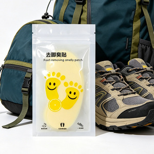 Disposable Shoe Deodorizing Patches Yellow 10 Sheets Anti Odor Fragrance Insoles For Foot Sweat Absorption Basketball Shoes - Product Image 3