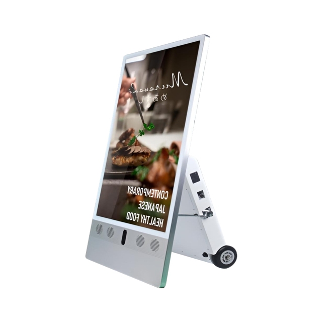 Portable 43 Inch IP65 Waterproof LED Advertising Player Display Screen OEM Outdoor Kiosk with Battery Power Digital Signage