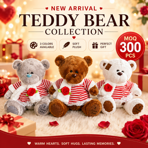 <span class=keywords><strong>Orsetto</strong></span> di peluche <span class=keywords><strong>romantico</strong></span> con sciarpa a forma di rosa, all'ingrosso dalla fabbrica, OEM ODM, MOQ 200, per San Valentino, anniversario, regalo per la persona amata, per lei, dolce regalo. - Product Image 2