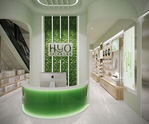 Negozio di Makeup Interior Design Retail Beauty <span class=keywords><strong>Shop</strong></span> Make Up negozio di cosmetici dispositivo di visualizzazione in legno scaffalature per negozi di cosmetici - Product Image 4